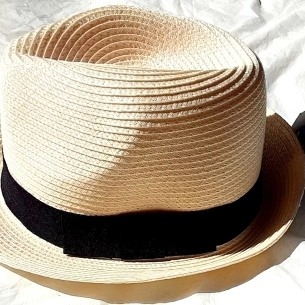 Pop Headwear Straw Fedora Hat